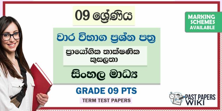 Grade 09 PTS Term Test Papers | Sinhala Medium