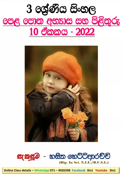 Jinji Baras Baras Baras Grade 03 Sinhala Unit 10 | Questions And Answers