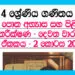 Revision (II) Grade 04 Mathematics Unit 24 | Questions Ans Answers