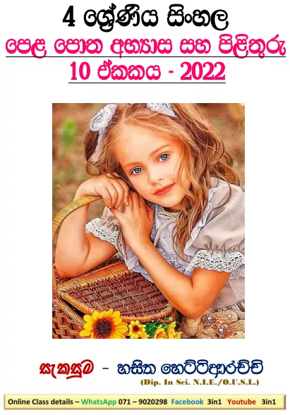 Sawanige Dinapothin Grade 04 Sinhala Unit 10 | Questions And Answers