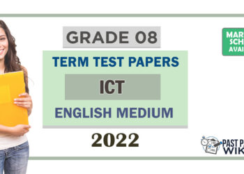Grade 08 ICT Term Test Papers | English Medium
