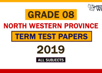 2019 North Western Province Grade 08 3rd Term Test Papers