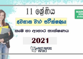 Uva Province Grade 11 Agriculture 3rd Term Test Paper 2021 - Sinhala Medium