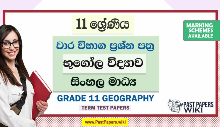 Grade 11 Geography Term Test Papers | Sinhala Medium
