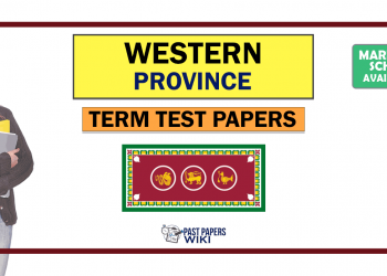 Western Province Term Test Papers