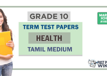 Grade 10 Health Term Test Papers | Tamil Medium