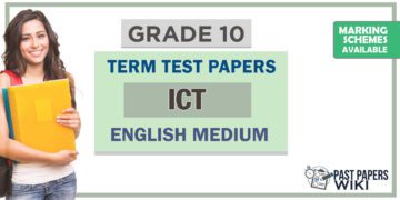 Grade 10 ICT Term Test Papers | English Medium