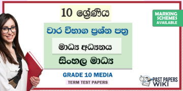 Grade 10 Media Term Test Papers | Sinhala Medium