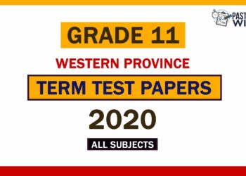 2020 Western Province Grade 11 3rd Term Test Papers