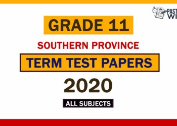 2020 Southern Province Grade 11 3rd Term Test Papers