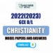 2022(2023) O/L Christianity Model Papers with Answers