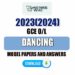 2023(2024) O/L Dancing Model Papers with Answers