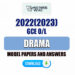 2022(2023) O/L Drama Model Papers with Answers
