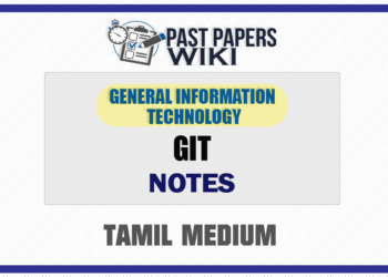 Dwonload Notes and Past Papers for GCE A/L GIT examination in Tamil Medium