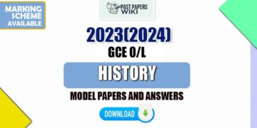 2023(2024) O/L History Model Papers with Answers