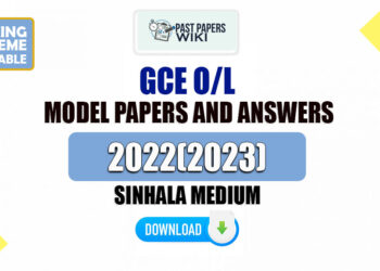 2022(2023) O/L Model Papers Sinhala Medium - Past Papers WiKi