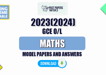 2023(2024) OL Maths Model Papers with Answers English Medium