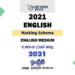 2021 AL English Marking Scheme