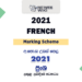 2021 AL French Marking Scheme