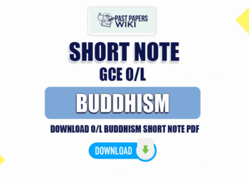 O/L Buddhism Short Note Pdf (Buddhism Keti Satahan)
