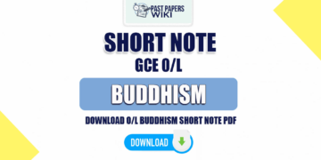 O/L Buddhism Short Note Pdf (Buddhism Keti Satahan)