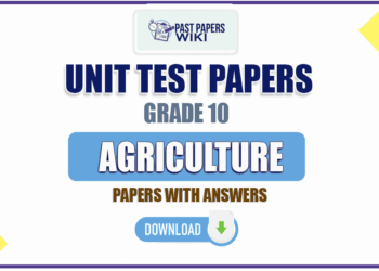 Grade 10 Agriculture Lesson 01 - Unit Test Papers with Answers