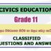 Balaya Vimadyagatha Kirima ha Balaya Bedaherima | Grade 11 Civics Education O/L Questions and Answers