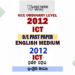 2012 O/L ICT Past Paper and Answers | English Medium