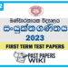 Bandaranayake College Combined Maths 1st Term Test paper 2023 - Grade 12