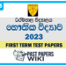 Dharmapala Vidyalaya Physics 1st Term Test paper 2023 - Grade 13
