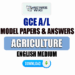 2023 A/L Agricuture Model Papers with Answers | English Medium