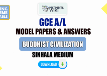 2023 A/L Buddhist Civilization Model Papers with Answers