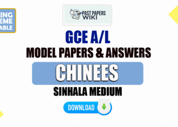 2023 A/L Chinees Model Papers with Answers