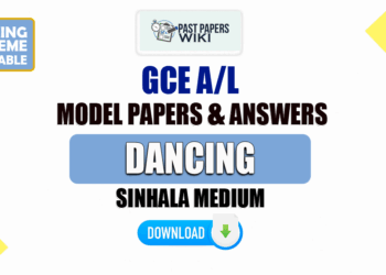 2023 A/L Dancing Model Papers with Answers