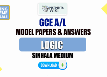 2023 A/L Logic Model Papers with Answers