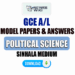 2023 A/L Political Science Model Papers with Answers
