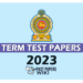 Term Test Papers 2023 | Schools Provincial Zonal Test Papers