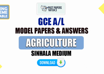 2023 A/L Agricuture Model Papers with Answers