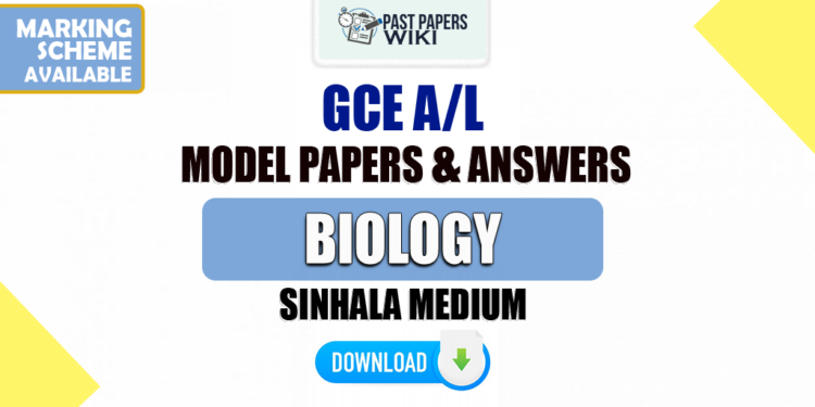 2023 A/L Biology Model Papers with Answers
