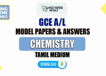 2023 A/L Chemistry Model Papers with Answers | Tamil Medium