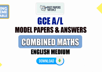 2023 A/L Combined Maths Model Papers with Answers | English Medium