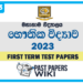 Mahanama College Physics 1st Term Test paper 2023 - Grade 13