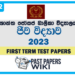 Mahanama College Physics 1st Term Test paper 2023 - Grade 13