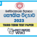 Bandaranayake College Physics 3rd Term Test paper 2023 - Grade 12