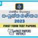 Royal College Combined Maths 1st Term Test paper 2023 - Grade 13