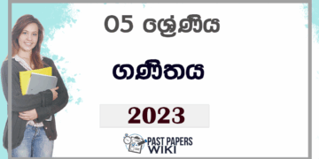 Grade 05 Maths Term Test Paper 2023 | Central Province