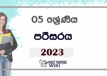 Grade 05 Environment Term Test Paper 2023 | Kebithigollewa Zone