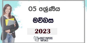 Grade 05 Sinhala Term Test Paper 2023 | Kebithigollewa Zone