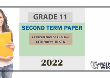 Grade 11 Appreciation of English Literary Texts 2nd Term Test Paper 2022