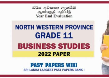2020 Sabaragamuwa Province Grade 11 Business Studies 3rd Term Test Paper